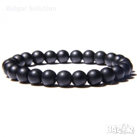 Гривна от натурален скъпоценен камък - Оникс