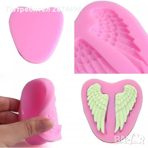 3798 Молд-ангелски крила, снимка 2 - Форми - 39009112