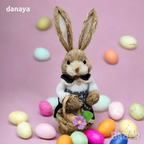 4401 Декоративен великденски заек за украса и декорация, 35 см, снимка 2 - Декорация за дома - 43957180