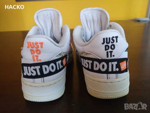 ПРОМО Nike Air Forse 1 Just Do It Paik Jdi Номер 37,5 Стелка 23,5 см. 100% Оригинални Внос от Англия, снимка 4 - Детски маратонки - 50446890