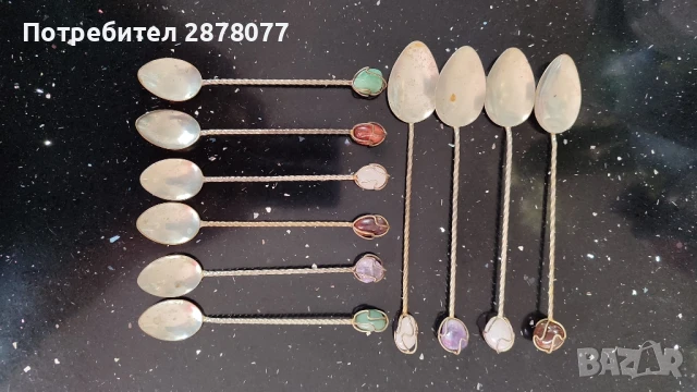 Малки вилички и лъжички, всеки комплект е 20 лв. Всички заедно 50