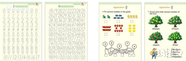 Образователен детски комплект тетрадки и писалки, снимка 5 - Образователни игри - 52795825