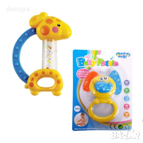 4392 Бебешка дрънкалка гризалка Жираф или Слонче