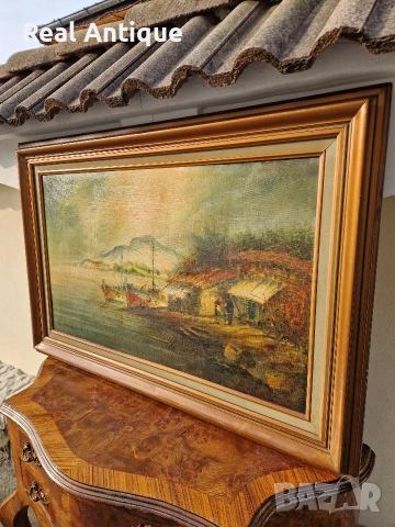 Уникална огромна майсторска авторска картина масло върху платно , снимка 6 - Картини - 52648764