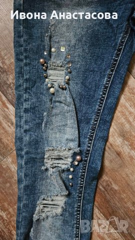 ЕЛАСТИЧНИ ДЪНКИ , снимка 4 - Дънки - 43010346