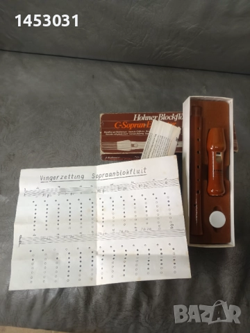 Блокфлейта HOHNER C-SOPRAN Nr.9503, снимка 3 - Духови инструменти - 51587119