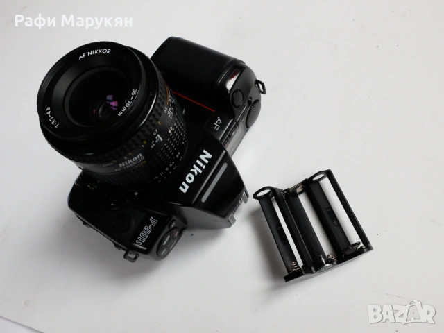 AF NIKON 801 S"" връх на тази серия AF никони, снимка 4 - Фотоапарати - 53087243