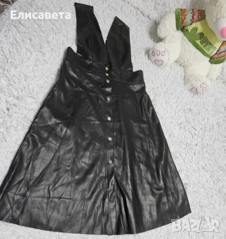 Дамска кожена рокля 