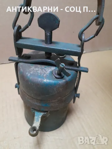Стара Карбитна Лампа., снимка 4 - Антикварни и старинни предмети - 49200075