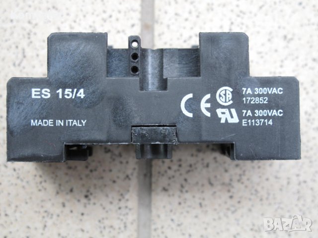 Цокли за релета ES 15/4 7 A 300 V