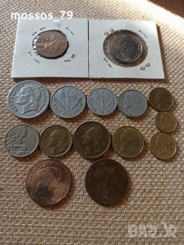 Лот Френски монети, снимка 6 - Нумизматика и бонистика - 39524913