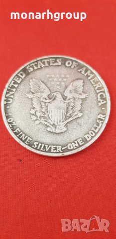 Монета 1990-1 oz American , снимка 1 - Нумизматика и бонистика - 28073618