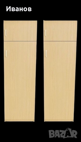 РАЗПРОДАЖБА - 25€. Еднокрилни гардероби с надстройка - 2бр. 