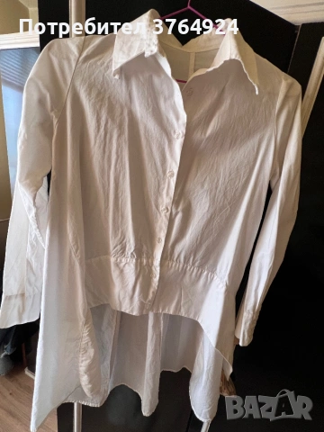 Дамска рокля / Риза тип фрак, снимка 2 - Рокли - 53363817