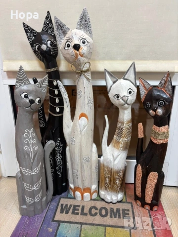 Котки от дърво 60,80,100см 