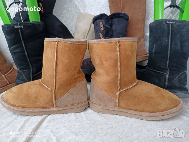UGG® boots аналог на UGG®, N- 38 - 39, топли унисекс боти,апрески - естествен велур,естествена вълна, снимка 7 - Дамски боти - 39304989