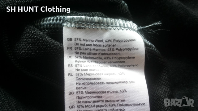 HELLY HANSEN 75027 57% Merino Wool Twermo Work Wear размер M / L работна термо блуза W4-717, снимка 13 - Блузи - 52886505