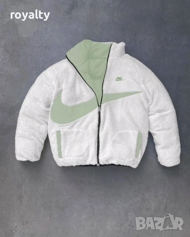 Nike Двулицево Дамско Зимно Яке Найк 