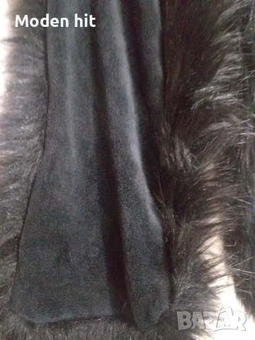 Черно вталено палто Inwere, снимка 12 - Палта, манта - 19509877