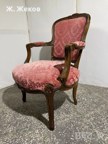 Бароково кресло, снимка 5 - Дивани и мека мебел - 52886198