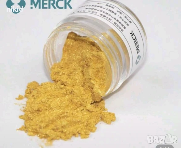 5 гр боя на прах сребро злато сладкарска за торти украса ядивна дъст прахов оцветител gold silver , снимка 7 - Хранителни добавки - 26737230