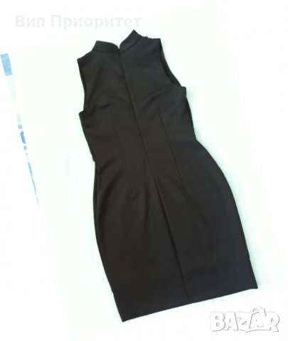 Много ефектна маркова черна рокля ЕКСПЛОЗИЯ-кожа и стегнато трико,елегантна, изкл.впечатляваща , снимка 10 - Рокли - 37265004