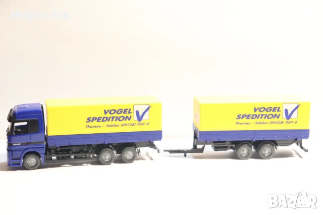 WIKING H0 1/87 MERCEDES ACTROS KАМИОН МОДЕЛ TIR