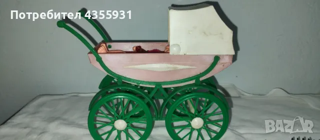Стара играчка бебешка детска количка бебе бебенце стари играчки 
