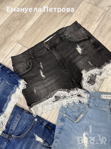 Дамски дънкови къси панталони с дантела / цветове / NEW YORKER, снимка 7 - Къси панталони и бермуди - 38978103