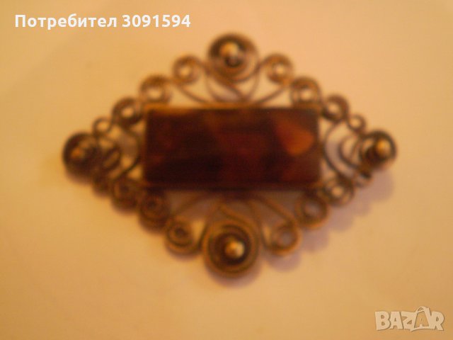 Винтидж Дамска Брошка , снимка 2 - Антикварни и старинни предмети - 35092822