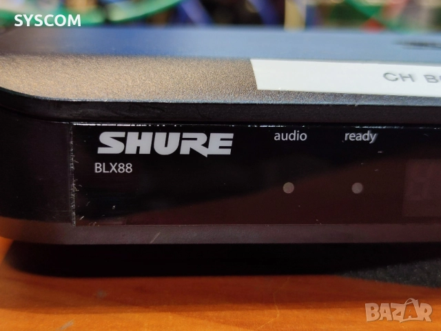 Shure blx88 микрофонен приемник, снимка 3 - Микрофони - 52058255