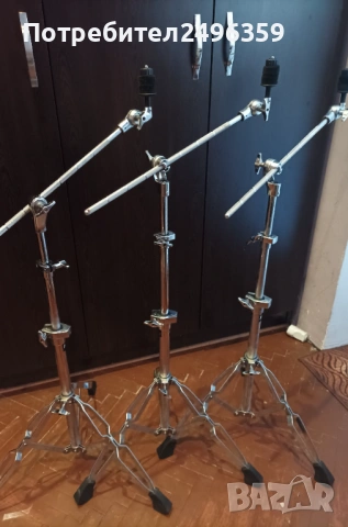 3 стойки за барабани и фус-машина, снимка 16 - Ударни инструменти - 53141144