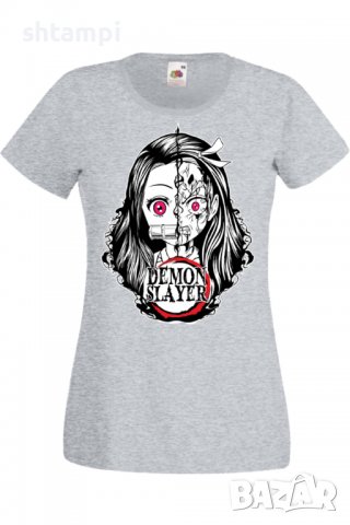 Дамска тениска Demon Slayer Nezuko Kamado 03,Анимация,игра,Празник,Повод., снимка 5 - Тениски - 38058215