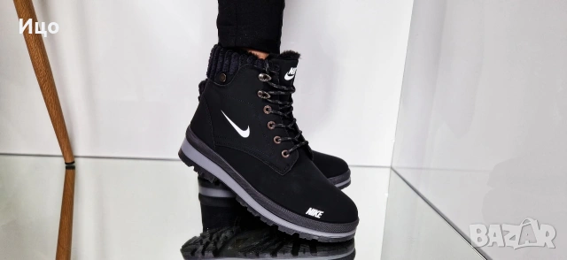 Дамски зимни високи обувки (боти) , снимка 3 - Маратонки - 53183641