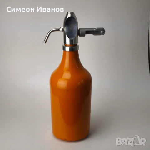 Стар съветски алуминиев сифон за газирана вода #6052