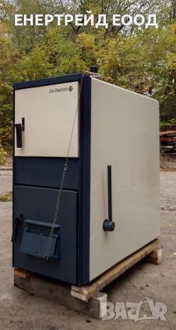 Чугунен котел на твърдо гориво Де Дитрих/De Dietrich 50 kW , снимка 3 - Отоплителни печки - 52153129