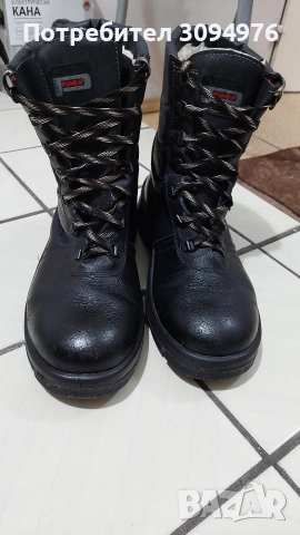 Мъжки зимни обувки естествена кожа 