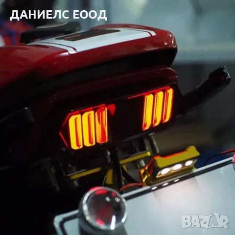 LED Стоп диоден за мотоциклет с вградени мигачи., снимка 5 - Аксесоари и консумативи - 47394204