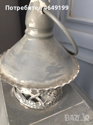 Нощна лампа, тип фенер, снимка 5 - Настолни лампи - 52639342