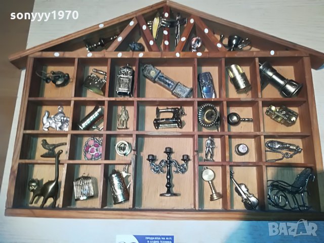 дървена къща с златинки-ретро колекция-внос швеицария, снимка 2 - Колекции - 28331273