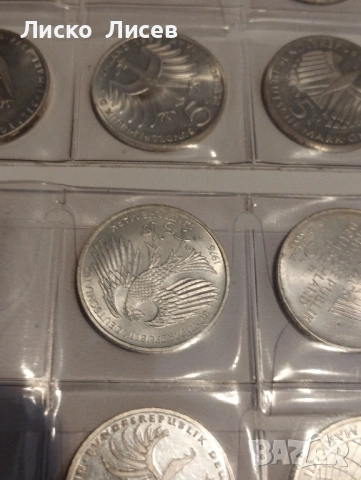 Германия 18 броя по 5 марки сребро, снимка 15 - Нумизматика и бонистика - 53605407