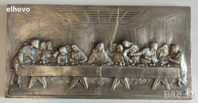 Оловно цинково пано#1, снимка 2 - Антикварни и старинни предмети - 48875686