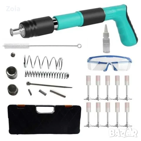 Професионален Пистолет за Пирони в комплект с 50 бр. пирони