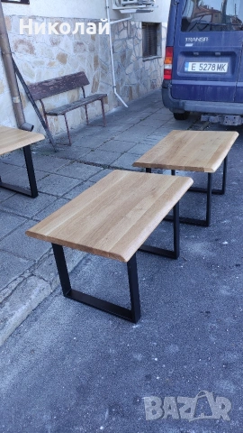 холна маса от масив дъб , снимка 2 - Маси - 53538217