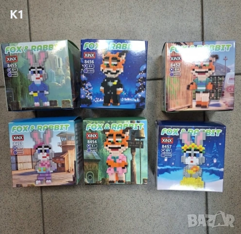 Конструктор Зоотрополис Ник Уайлд и Джуди Хопс Зоотопия Zootropolis 600+ части 