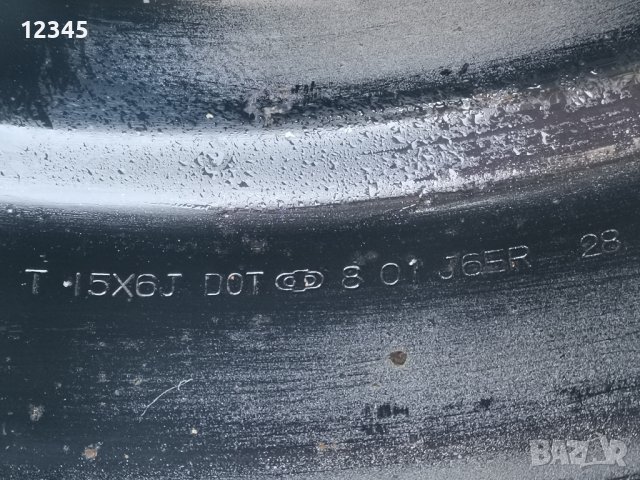 15’’5x100 originalni za subaru 15”5х100 оригинални за субаро-№511, снимка 10 - Гуми и джанти - 43956216