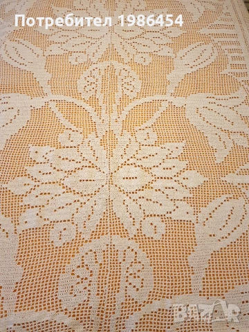 Плетена покривка за легло