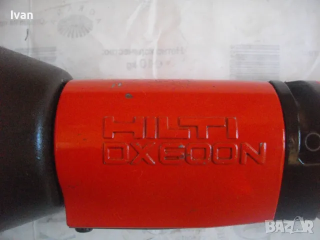 HILTI DX600N ЛИХТЕНЩАЙН ПИСТОЛЕТ РЪЧЕН УРЕД ЗА БЪРЗ МОНТАЖ В БЕТОН МЕТАЛНИ КОНСТРУКЦИИ ЧРЕЗ ЗАРЯД, снимка 5 - Други инструменти - 48048864