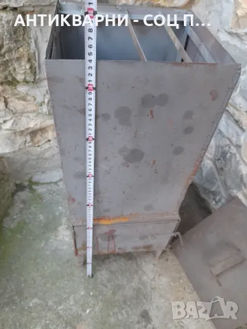 Стара Метална Ръчно Изработена Пушилня За Месо., снимка 8 - Антикварни и старинни предмети - 48722262