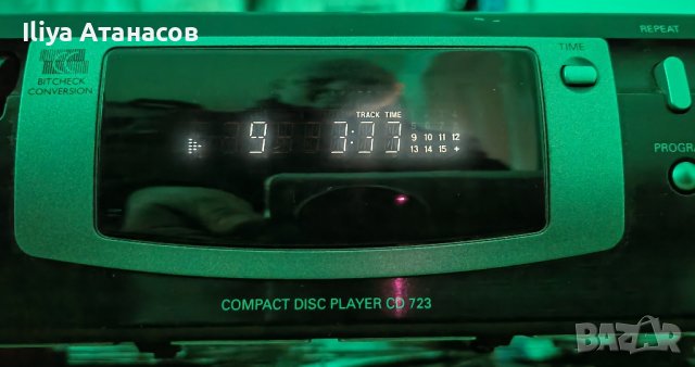 Philips CD 723 компакт диск плейър без дистанционно , снимка 4 - Аудиосистеми - 44086632